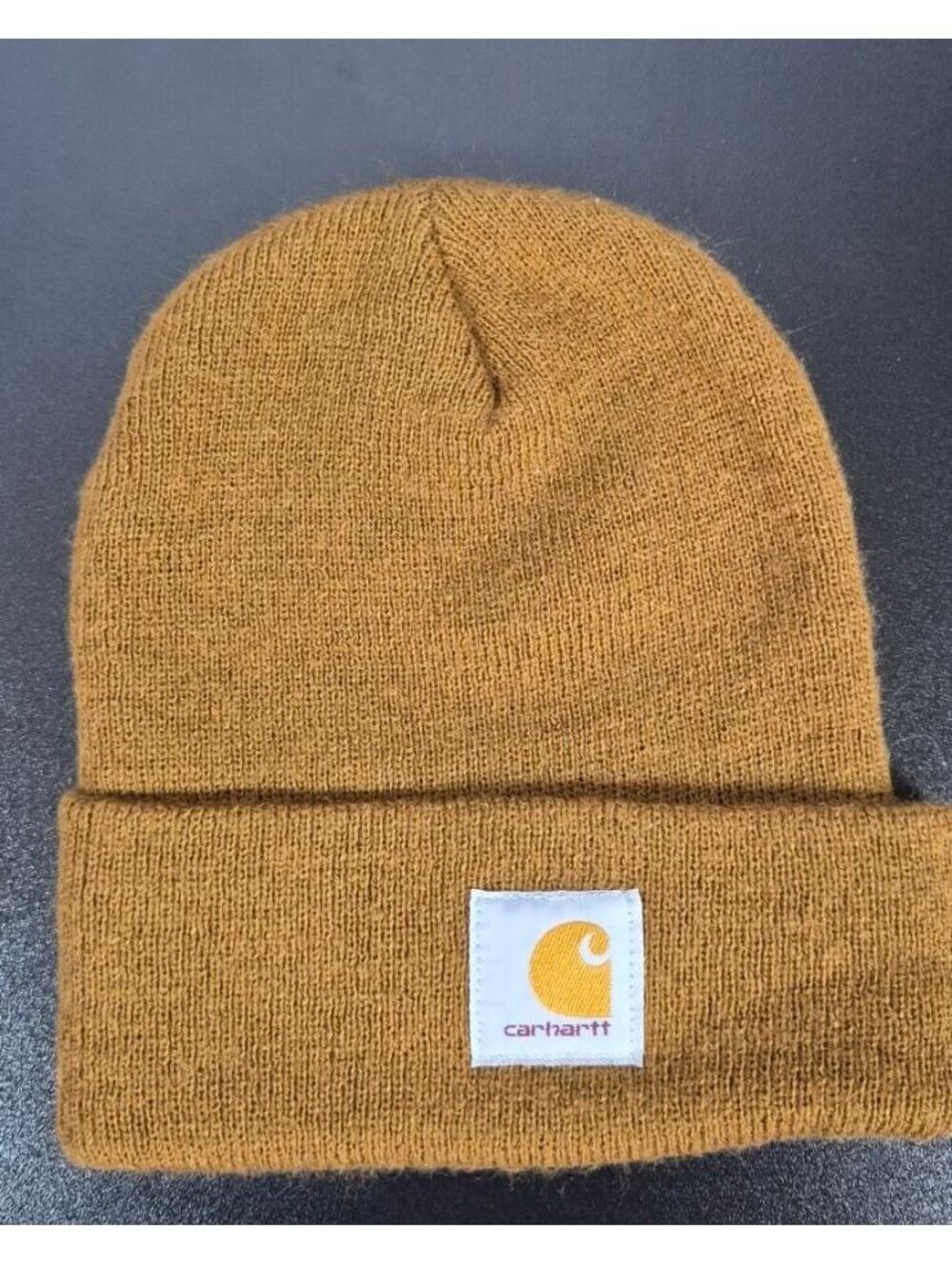 Carhartt A18 Brown Acrylic Watch Hat Beanie Made in Canada